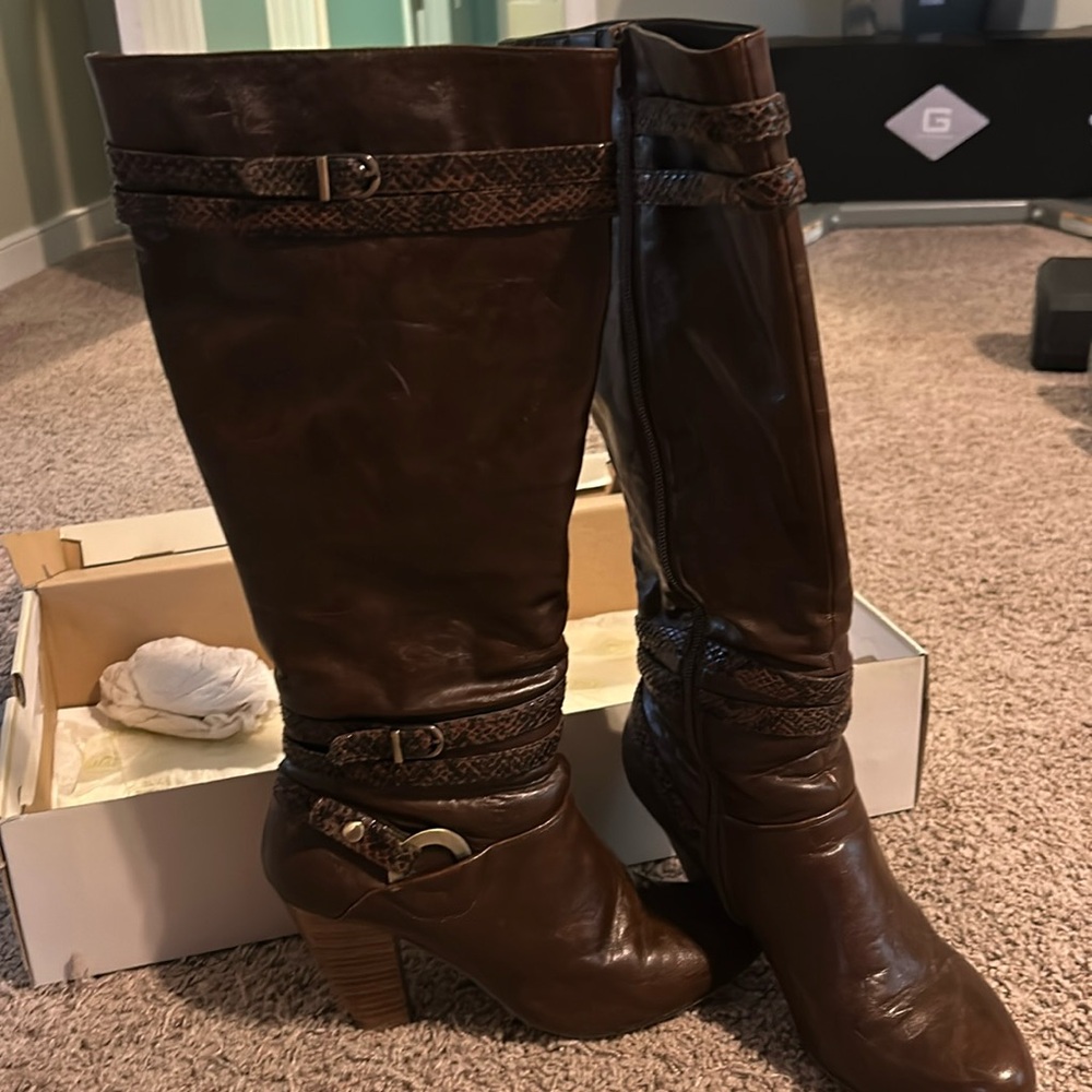 Knee high boots